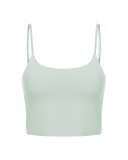 Women Solid Color Strap Sports Running Yoga Tops Vest S-XL