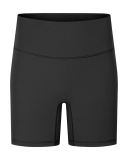 High Waist Inside Pocket Solid Color Women Running Shorts 4-12