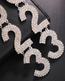 2023 Street Style Diamond Fashion Earring Gold Silver