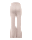 Fashion Women High Waist Solid Color Wide Leg Pants S-XL