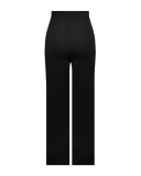 Elegant Women High Wasit Wide Leg Suit Pants Khaki Black Brown Red S-XL
