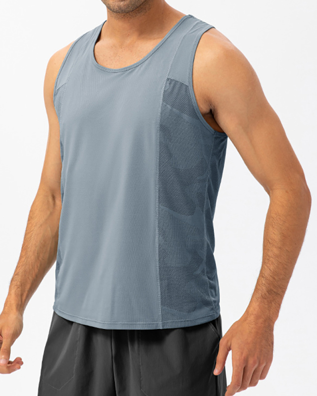 Men's Breathable Outside Running Training Sport Vest S-2XL