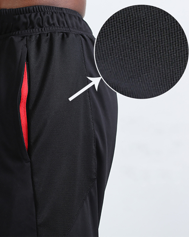 Men's Quick-dry Outside Running Training Sports Pants Black M-2XL