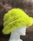 Fashion Colorful Rainbow Warm Winter Bucket Hat