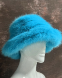 Fashion Colorful Rainbow Warm Winter Bucket Hat
