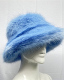 Fashion Colorful Rainbow Warm Winter Bucket Hat