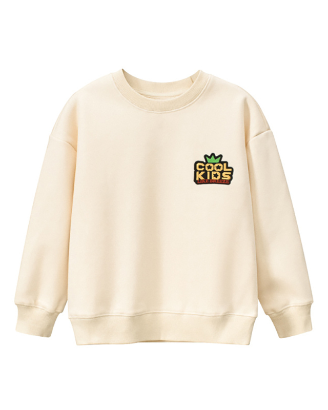 Round Neck Kids Warm Hoodies