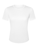 Women Sports Running Solid Color Quick Dry Breathable Tennis Top T-shirt 4-12