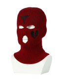 Warm-keeping Knitting Ski Hats Three -hole Hat Outdoor Cycling Mask