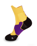 Men's Professional Running Basketball Middle Socks