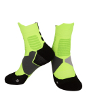Men's Professional Running Basketball Middle Socks