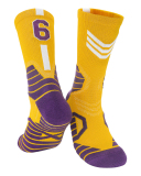 Men's Basketball Socks Professional Actual Combat Sports Socks Thick Anti -Slip Towel Socks