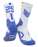 Men's Basketball Socks Professional Actual Combat Sports Socks Thick Anti -Slip Towel Socks