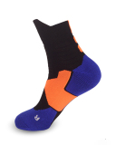 Men's Professional Running Basketball Middle Socks