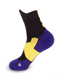 Men's Professional Running Basketball Middle Socks