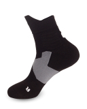 Men's Professional Running Basketball Middle Socks