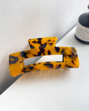 Leopard Printed Hair Clip Large Acetate Hair Claw Clips Barrettes Carb Hairpin