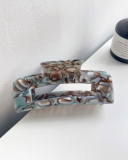 Leopard Printed Hair Clip Large Acetate Hair Claw Clips Barrettes Carb Hairpin