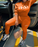Women Fashion Long Sleeve Pullover Crew Neck Casual Two Piece Outfits Black Gray Orange Khaki Deep Green Rosy Brown S-5XL