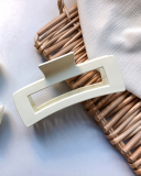 13cm Solid Color Large Rectangle Shape  Claw Hair Clip