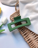 13cm Solid Color Large Rectangle Shape  Claw Hair Clip