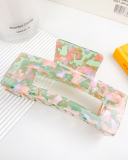 13cm Retro Pretty Large Rectangle Shape Claw Hair Clip
