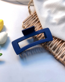 13cm Solid Color Large Rectangle Shape  Claw Hair Clip