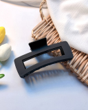 13cm Solid Color Large Rectangle Shape  Claw Hair Clip