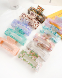 13cm Retro Pretty Large Rectangle Shape Claw Hair Clip