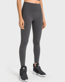 Women Lycra Solid Color High Waist Yoga Sports Running Yoga Bottoms 4-12