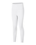 Women Lycra Solid Color High Waist Yoga Sports Running Yoga Bottoms 4-12