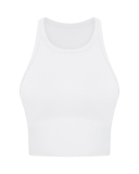 High O Neck Sleeveless Protect Slim Women Sports Vest 4-12