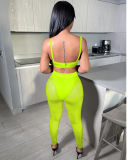 Mesh See Through Women Two Piece Pant Set Summer Set