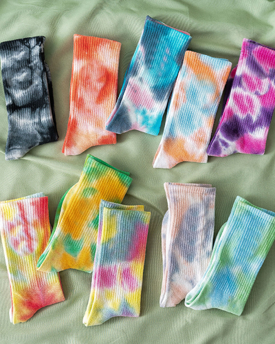Tie Dye Wholesale Socks