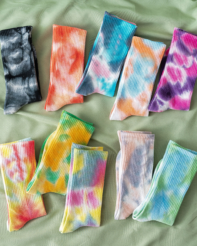 Tie Dye Wholesale Socks