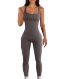 U-neck Sleeveless Women Summer Jumpsuit