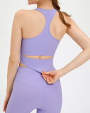 Women Solid Color U Neck Yoga Bra Running Vest 7 Colors S-XL