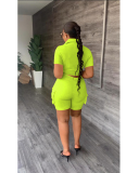 Solid Color Women Wholesale Summer Two Piece Set S-XXL