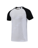 Men's Summer Short Sleeve Colorblock T-shirt Black White Gray Orange M-3XL