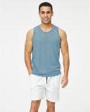 Men's Loose Crew Neck Mesh Breathable Sports Vest M-3XL