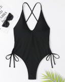 V-neck Wholesae One Piece Swimwear