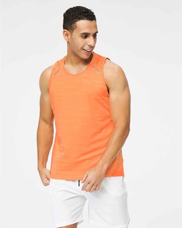 Men's Loose Crew Neck Mesh Breathable Sports Vest M-3XL