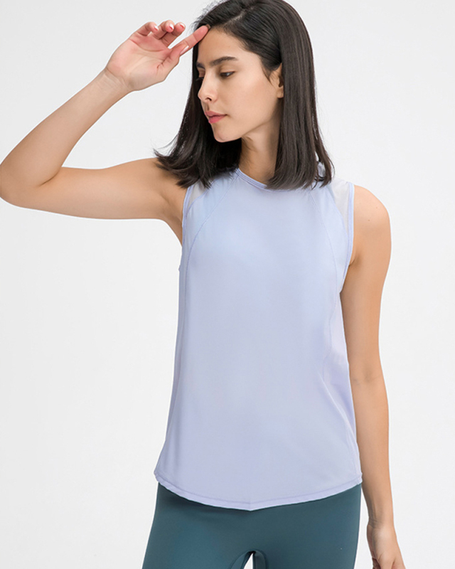 Woman Mesh Back Breathable Quick Dry Running Summer Vest 4-12