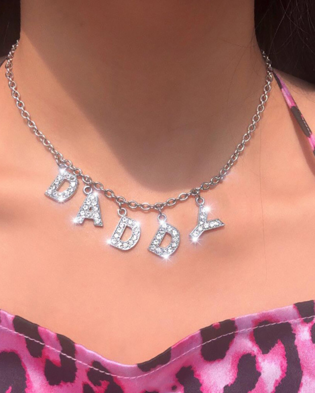 Letter Fashion Popular Girl Necklace