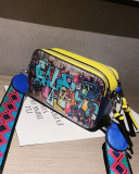 Graffiti Printed Women Fashion Small Purse Bag