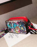 Graffiti Printed Women Fashion Small Purse Bag