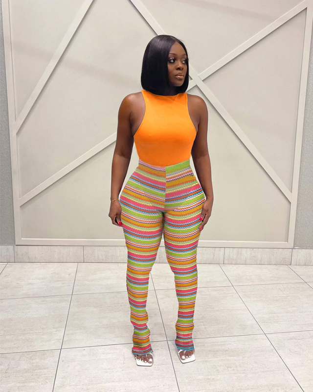 Women Colorful Stack Leggings S-XXL