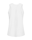 Breathable Women Sleeveless Loose Back Slit Cover Yoga Vest Gray Pink Black White Purple S-XL