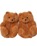 New Color Colorful Teddy Bear Slippers