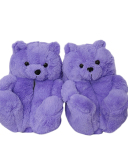 New Color Colorful Teddy Bear Slippers